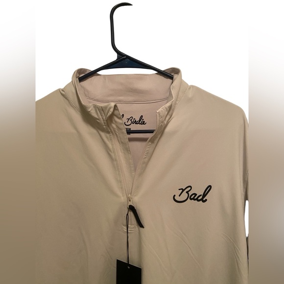 Bad Birdie “Bad Elements Mechanism” quarterzip. Size M. New with tags. - Picture 2 of 8
